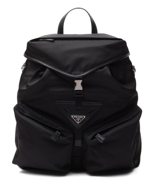 Prada Hot-nylon and leather backpack